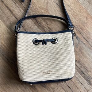 Kate Spade Navy and Cream Shoulder Bag